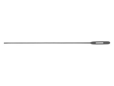 Probe with eye, 10'', malleable, stainless steel
