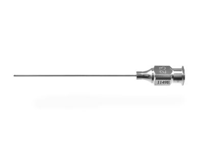 McIntyre inner cannula, 23 gauge, straight, 0.25mm side port opening, 46.0mm overall length excluding hub