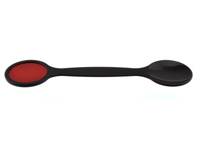 Occluder and Maddox red lens, double-ended, black high-gloss ABS plastic handle