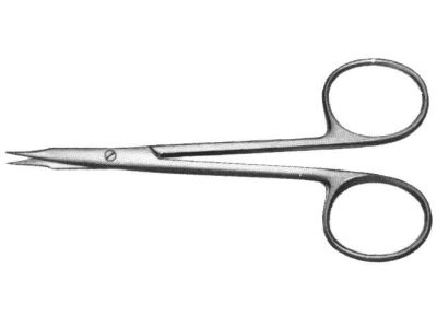 Stevens tenotomy scissors, 4 1/4'', straight, 14.0mm blades, sharp tips, ring handle