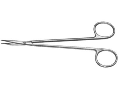 Reynolds dissecting scissors, 6'', straight blades, blunt tips, ring handle
