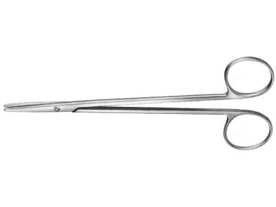 Metzenbaum dissecting scissors, 5'', straight blades, blunt tips, ring handle