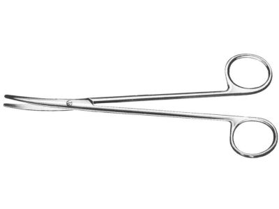 Metzenbaum dissecting scissors, 5'', curved blades, blunt tips, ring handle