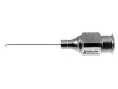 Chang hydrodissection cannula, 27 gauge, angled 90º, 1.5mm tip, 16.0mm overall length excluding hub