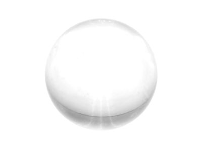 Venus eye sphere, 10.0mm diameter, made of PMMA plastic, packaged individually, sterile, disposable, box of 1
