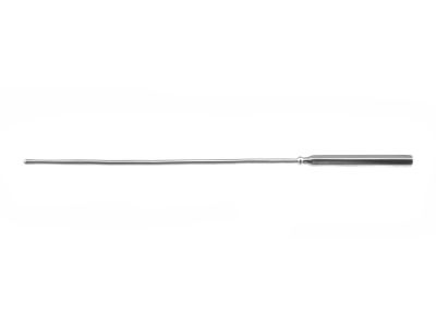 Pratt rectal probe, 8'', malleable, sterling silver