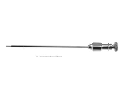 Cone suction cannula, 3 1/2'', straight, 12 gauge, working length 70.0mm