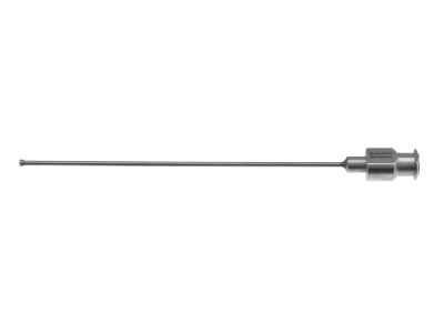 Heparin needle, 3'',straight, 18 gauge, smooth bulb