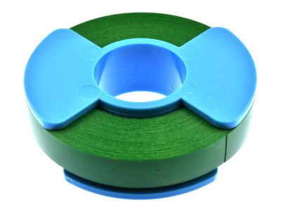 Identification roll tape, 1/4''x 300'',solid kelly green color, approved for autoclave and gas sterilization, 1 roll per box