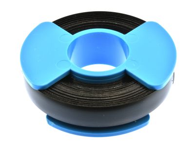 Identification roll tape, 1/4''x 300'',solid black color, approved for autoclave and gas sterilization, 1 roll per box