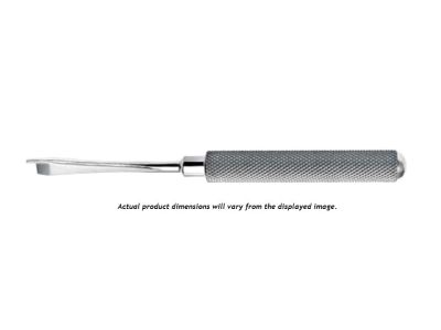 Braithwaite nasal chisel, 5 3/4'',single-guarded right, 5.0mm wide, round handle