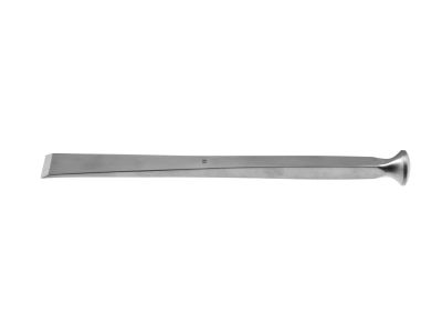 U.S. Army pattern bone chisel, 6 1/2'',straight, 18.0mm wide edge, square handle