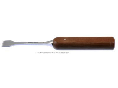 Lexer chisel, 8 5/8'',straight, 30.0mm wide, phenolic handle
