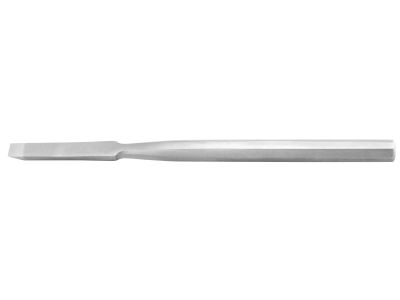Jenkins nasal chisel, 5 3/4'',straight, 6.0mm wide, hexagonal handle