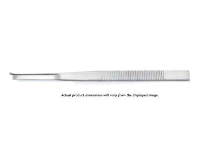 Masing nasal chisel, 7'',curved right, 5.0mm wide, single guarded cutting edge, flat handle