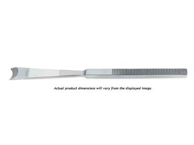 McIndoe nasal chisel, 6'',straight, 9.0mm wide, square handle