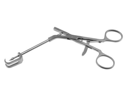 Vogen sesamoid clamp, 4''shaft length, ring handle with ratchet