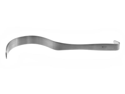 Deaver retractor, 12'' long x 1'' wide blade, flat handle