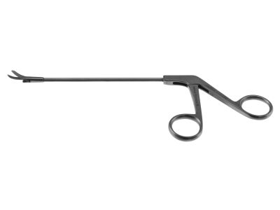 Nasal sinus scissors, 7'', working length 110mm, curved left 11.0mm blades, blunt tips, ring handle