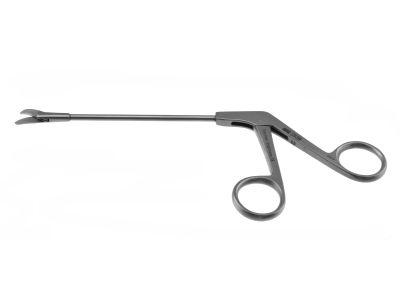 Nasal sinus scissors, 7'', working length 110mm, curved right 11.0mm blades, blunt tips, ring handle