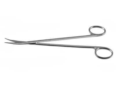 Potts-Reynolds tenotomy scissors, 7'', curved tapered blades, blunt tips, ring handle