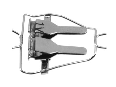 Microsurgical general purpose approximator clamps, with frame, straight jaws, for vein or artery diameter size 0.4mm - 1.0mm, matte finish
