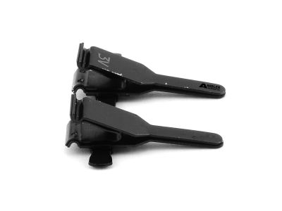 Microsurgical general purpose approximator clamps, without frame, straight jaws, for vein or artery diameter size 1.0mm - 2.25mm, ebonized finish