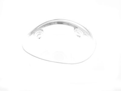 Bilateral oval conformer, made of PMMA plastic, small, with holes, packaged individually, non-sterile, box of 1