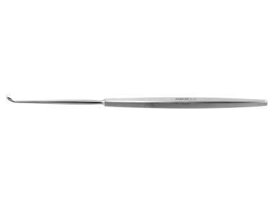 Antrum curette, 7 1/2'',slightly curved, oval 1.5mm x 6.0mm cup, flat handle