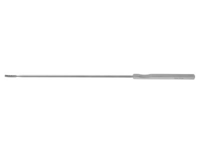 Kevorkian-Younge endocervical biopsy curette, 12'',sharp, 3.0mm x 12.0mm tip, with basket, square handle