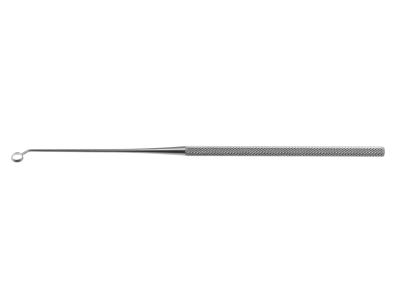 Ray pituitary curette, 7 1/2'',angled vertical 45º, 5.0mm diameter, round handle