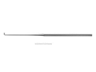 Ray pituitary curette, 7 1/2'',angled horizontal 90º, 5.0mm diameter, round handle