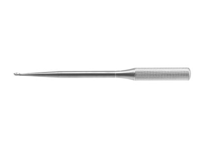 Spinal fusion curette, 11'',straight, size #3 cup, round handle