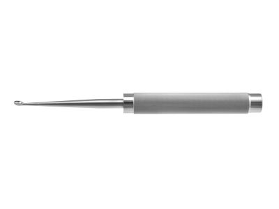 Cobb spinal fusion curette, 11'',straight, size #3 cup, round handle