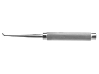 Cobb spinal fusion curette, 11'',angled, size #2 cup, round handle