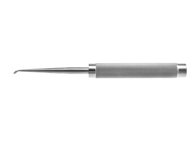 Cobb spinal fusion curette, 11'',reverse angled, size #1 cup, round handle