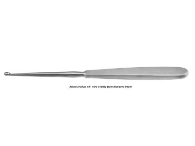 Williger curette, 7'',size #2/0, round cup, square handle