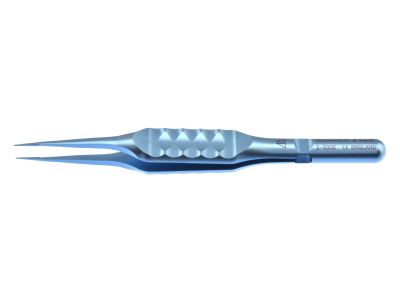 D&K McPherson tying forceps, 3 1/2'', straight shafts, 6.0mm tying platforms, standard tips, flat ergonomical handle, titanium