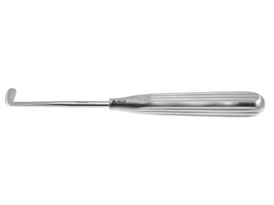 Blair cleft palate elevator, 7 1/2'',L-shaped 7.0mm x 15.0mm blade, round handle