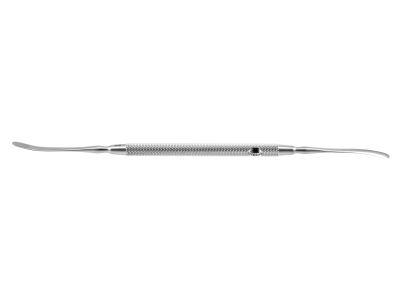 Freer septum elevator, 7 1/2'',double-ended, 1 sharp and 1 blunt, 4.5mm wide blades, round handle