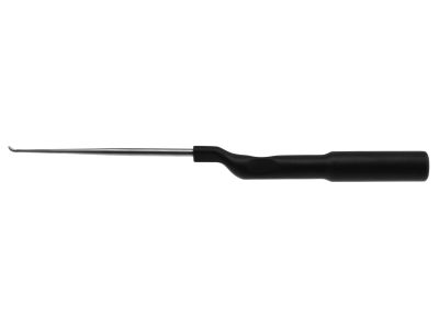 Micro-S curette, 10'', bayonet shaft, forward angled, size #3, round handle