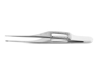 Grazer fixation forceps, 3'',5 x 6 teeth, Gill-style handle