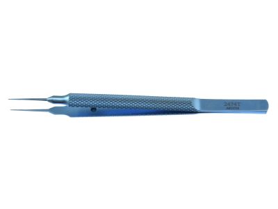 Girard tying forceps, 3 7/8'',extra delicate, straight, 5.5mm tying platforms, round handle, titanium