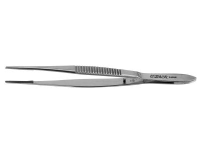 Bonaccolto utility forceps, 4 3/8'',straight shafts with 1.2 x 16.0mm jaws, serrated tips, narrow handle