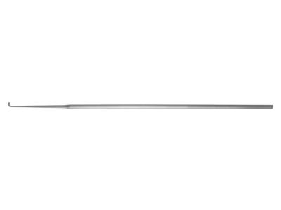 Nerve probe, 15'', angled 90º, blunt tip, round handle