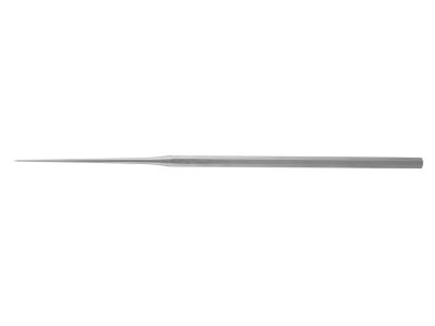 Fisch perforator, 6 1/4'', straight, 0.3mm tip, sharp point, hexagonal handle