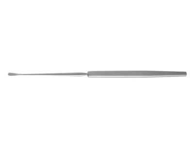 Shambaugh-Derlacki duckbill raspatory, 6 1/2'', curved, 3.0mm wide, sharp blade, flat handle