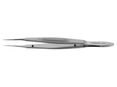 Shepard tying forceps, 4 3/8'',straight shafts with 4.0mm tying platforms, wide serrated handle