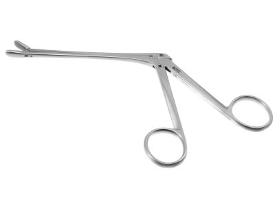 Blakesley nasal forceps, 6 7/8'',working length 115.0mm, straight, flat, 6.0mm x 13.0mm serrated jaws, ring handle