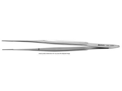 Cushing-DeBakey tissue forceps, 7 3/4'',straight, 1.0mm wide atraumatic tips, cushing handle